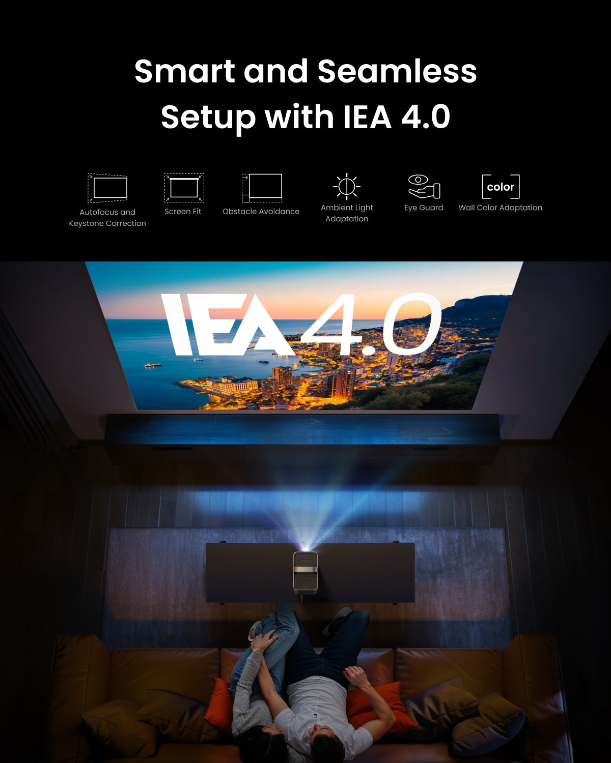 Cosmos 4K SE Projector | 768Wh Portable Power Station