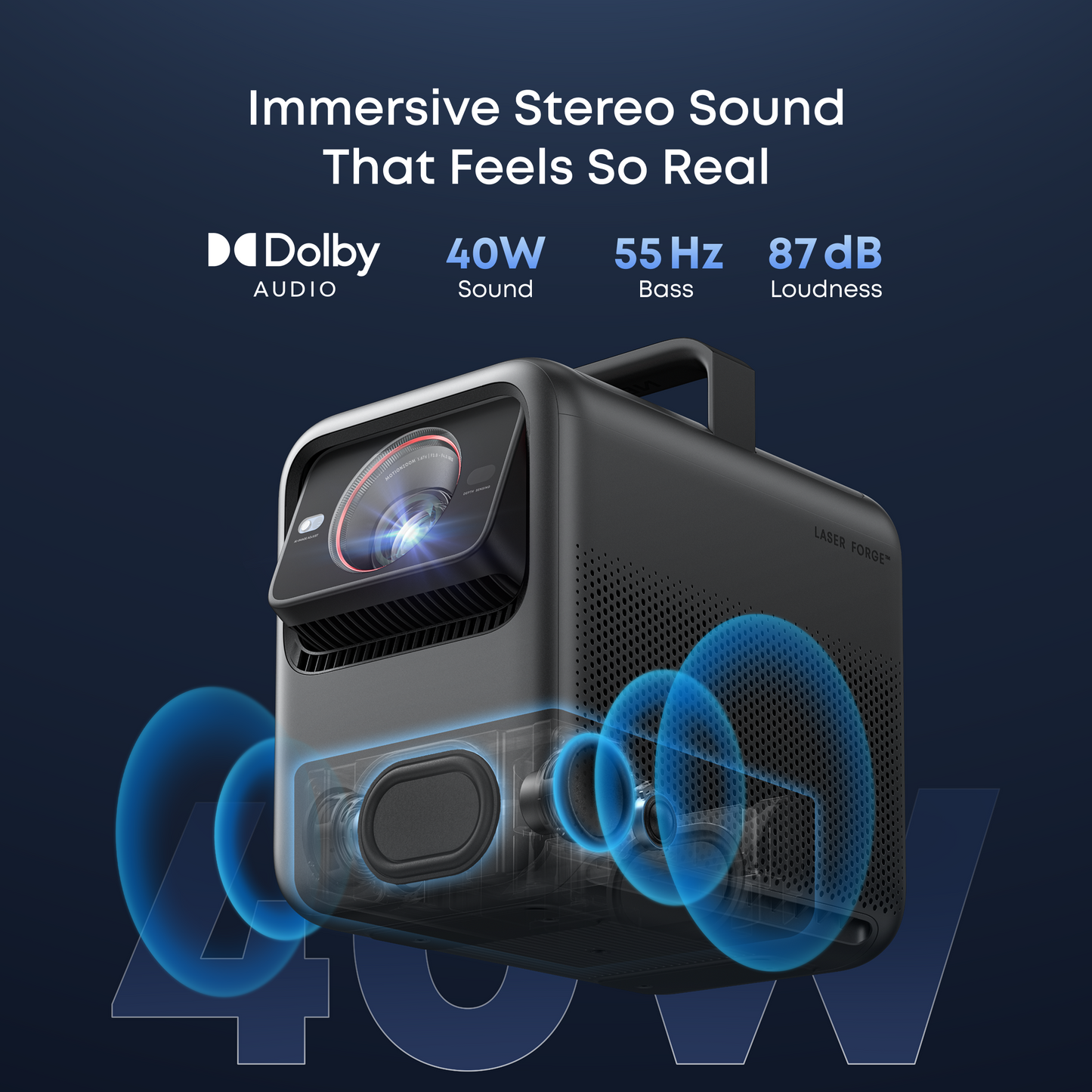 NEBULA X1 | 4K Triple Laser Projector with Dolby Audio