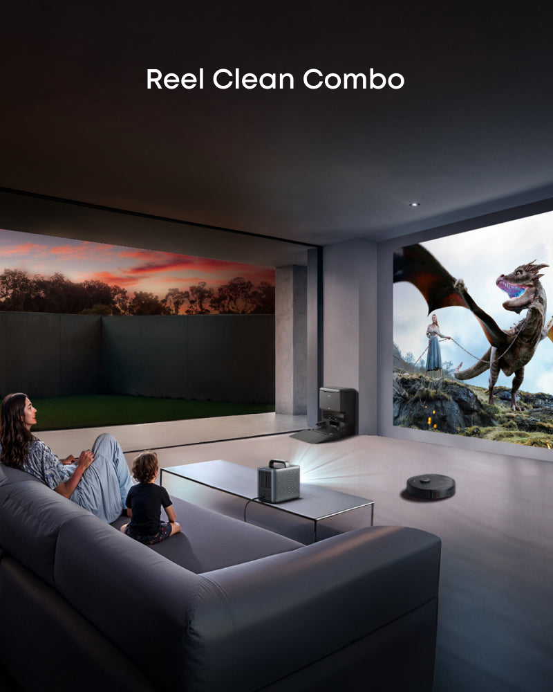 Cosmos 4K SE Projector | Robot Vacuum (eufy Clean L60)