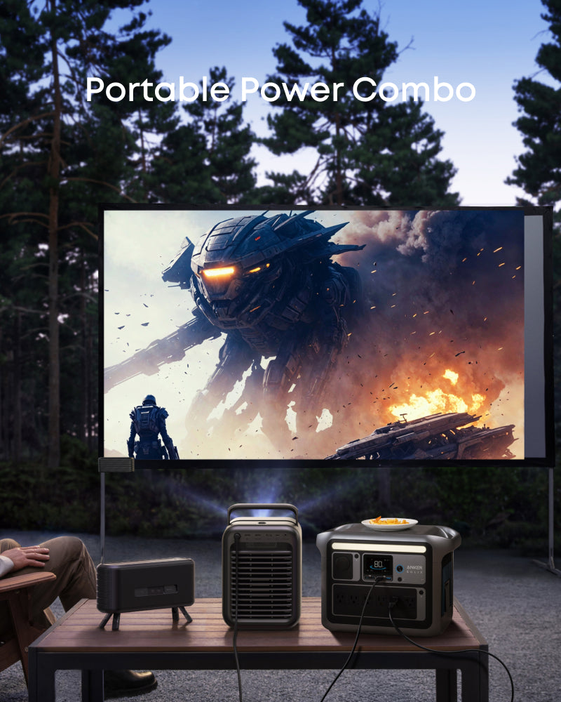 NEBULA X1 4K Projector | 1,056Wh Portable Power Station
