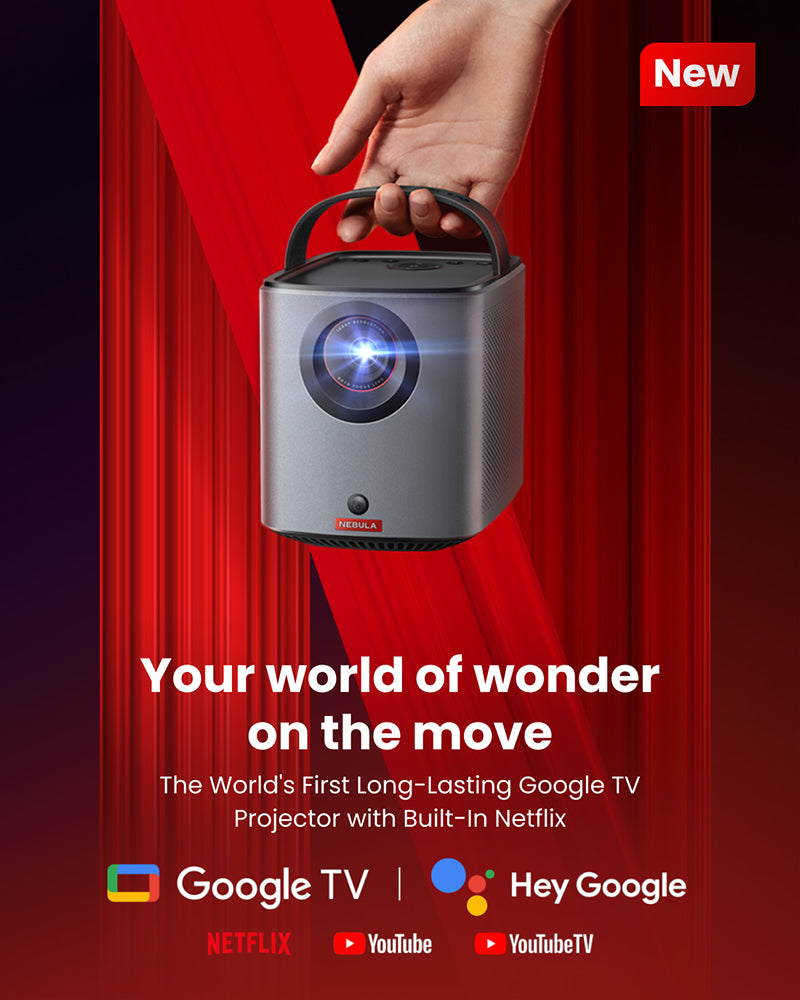 Mars 3 Air | Portable Google TV Projector