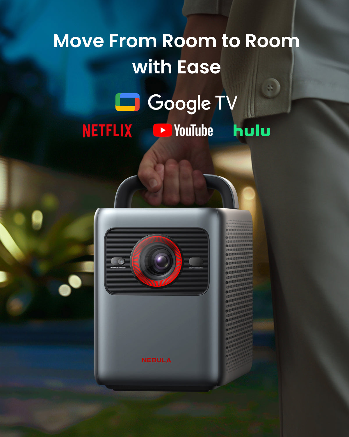 Cosmos 4K SE Projector | + Robot Vacuum (60 Days* Hands-Free)