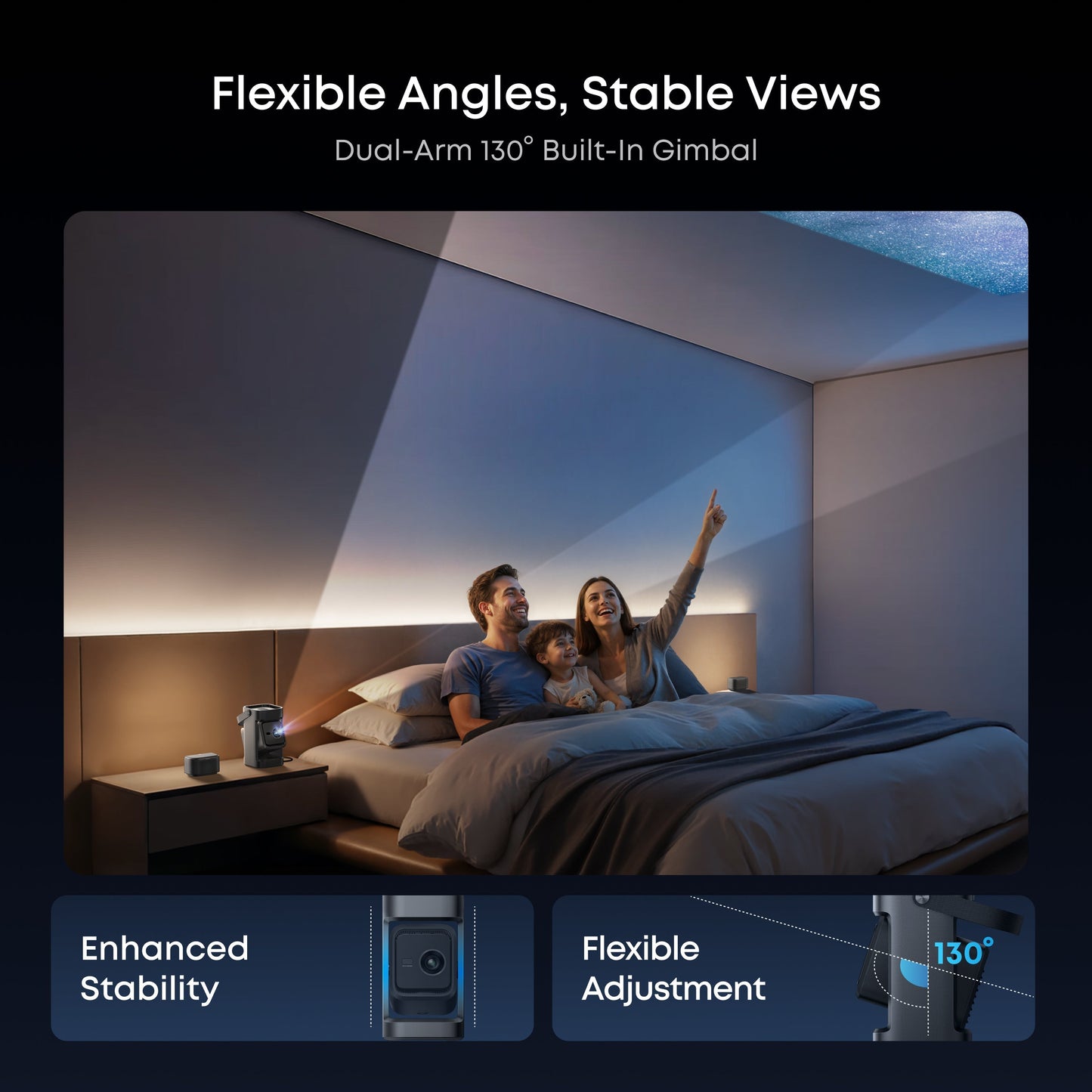 Nebula P1 | World's First Portable Projector with Detachable Speakers (Lightning Deals)