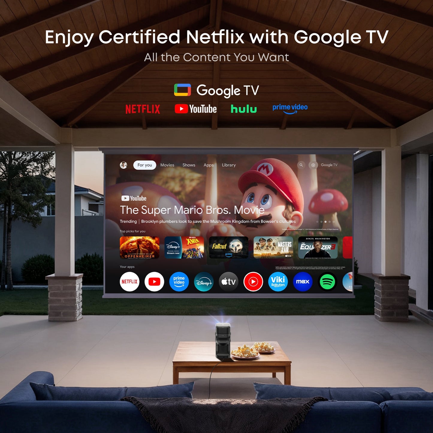 Nebula P1 | World's First Portable Projector with Detachable Speakers (Lightning Deals)