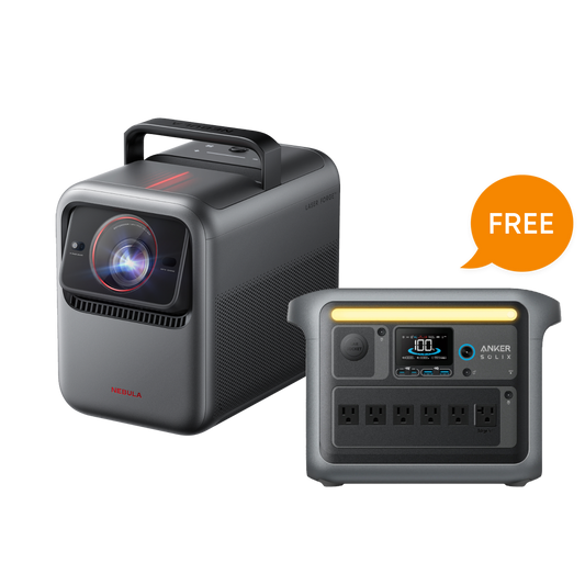 NEBULA X1 4K Projector | 1,056Wh Portable Power Station