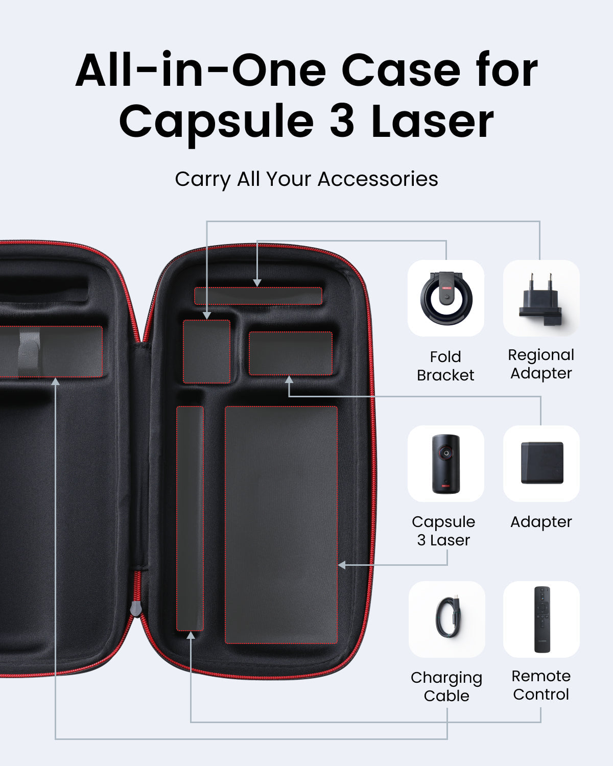 Capsule 3 Laser |  Laser-Powered Mini Projector (Lightning Deals)