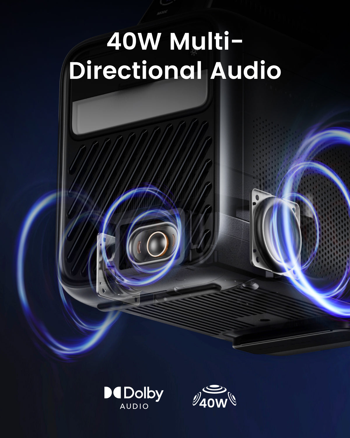 Mars 3 | Outdoor Projector with Long Playtime (Lightning Deals)