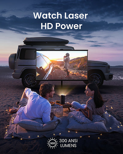 Capsule 3 Laser |  Laser-Powered Mini Projector (Lightning Deals)