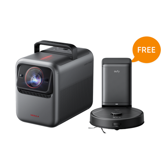 NEBULA X1 4K Projector | Robot Vacuum with Self-Empty Station (45 Days* Hands-Free)