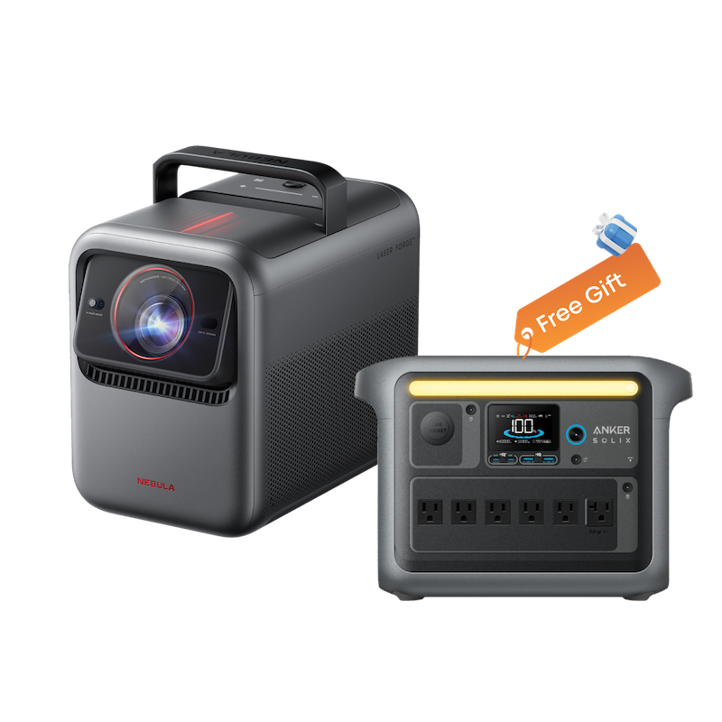 NEBULA X1 4K Projector + 1,056Wh Portable Power Station (Lightning Deals)