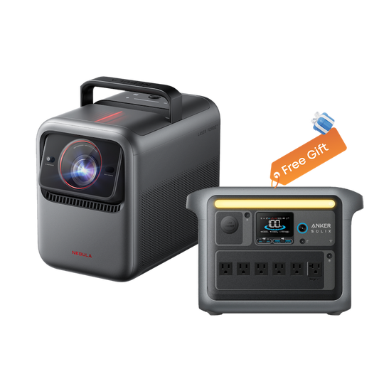 NEBULA X1 4K Projector + 1,056Wh Portable Power Station
