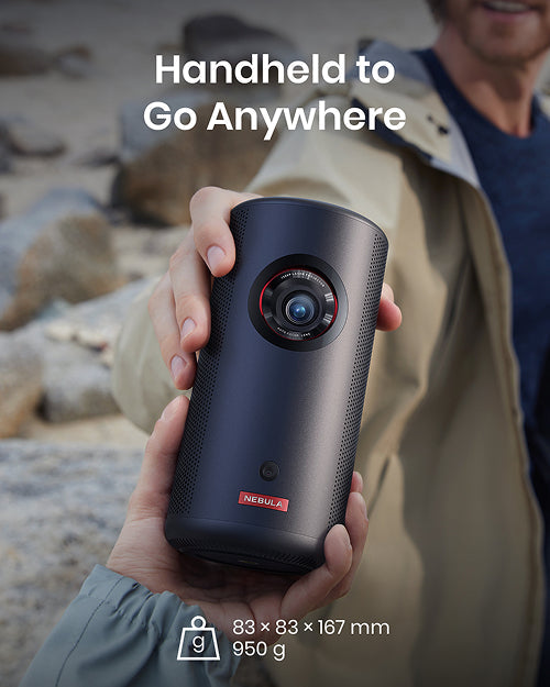 Capsule 3 Laser |  Laser-Powered Mini Projector (Lightning Deals)